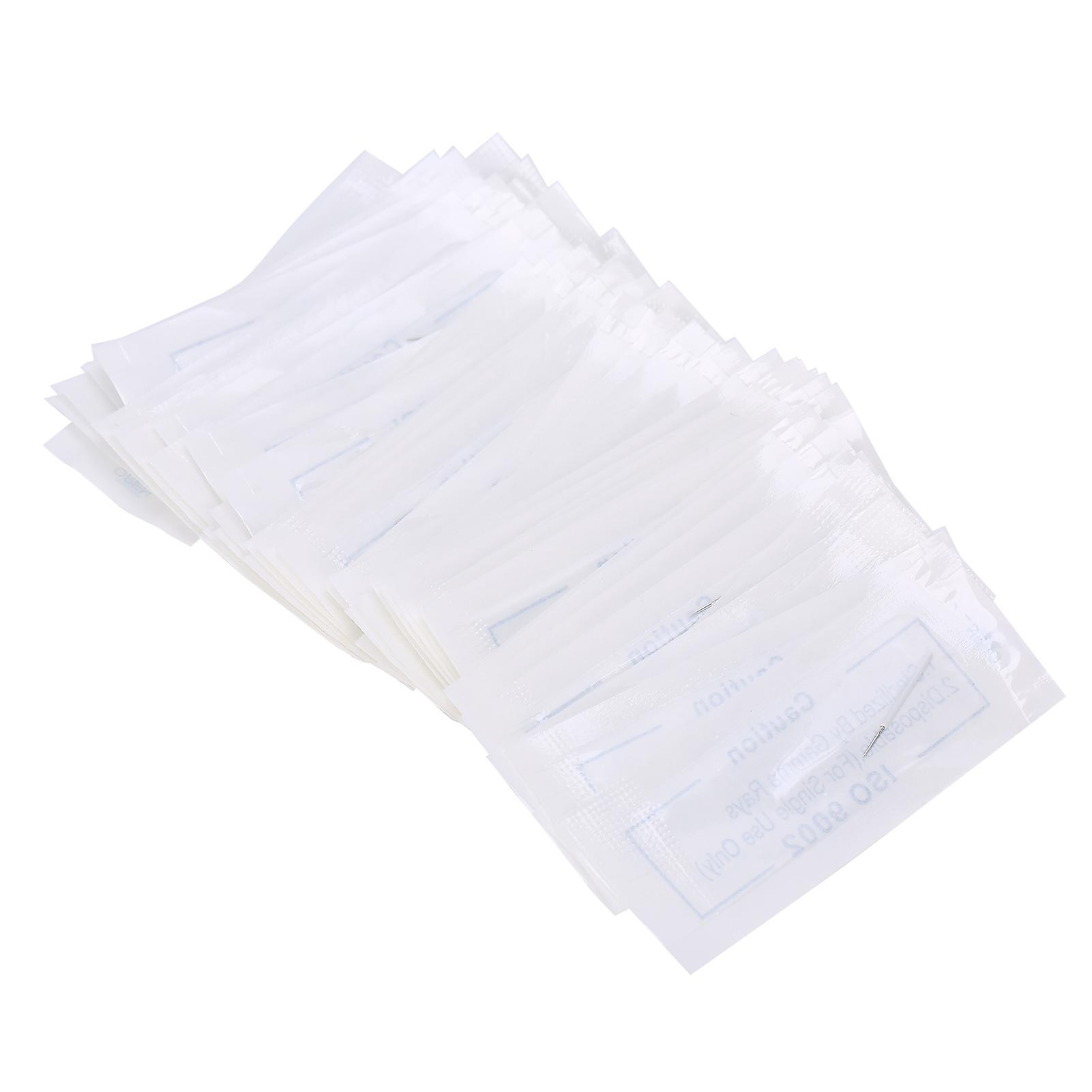 50 stk profesjonell Shader Microblading nål i rustfritt stål øyenbryn tatoveringsnål3RL