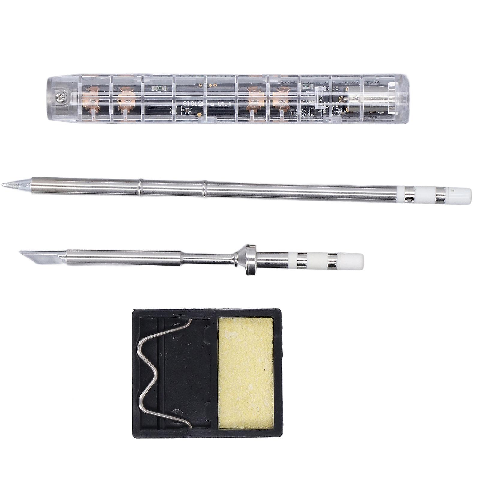 Electric Soldering Iron Kit T12 TS Tip OLED Display DC12V-25V