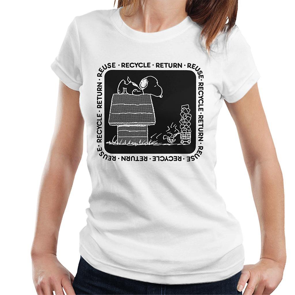 Peanuts Snoopy Recycle Return Reuse Women's T-Shirt