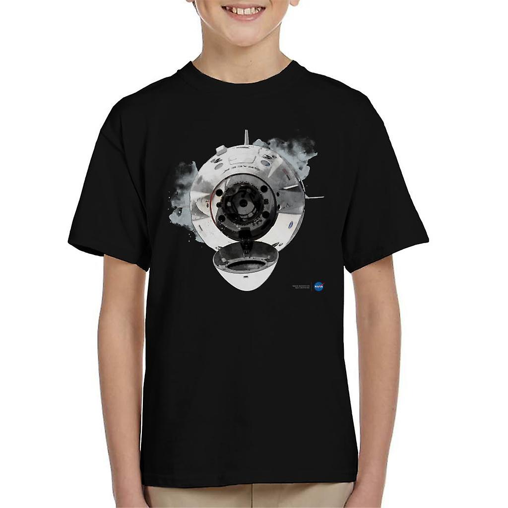 NASA SpaceX Dragon Capsule Docking Kid's T-Shirt