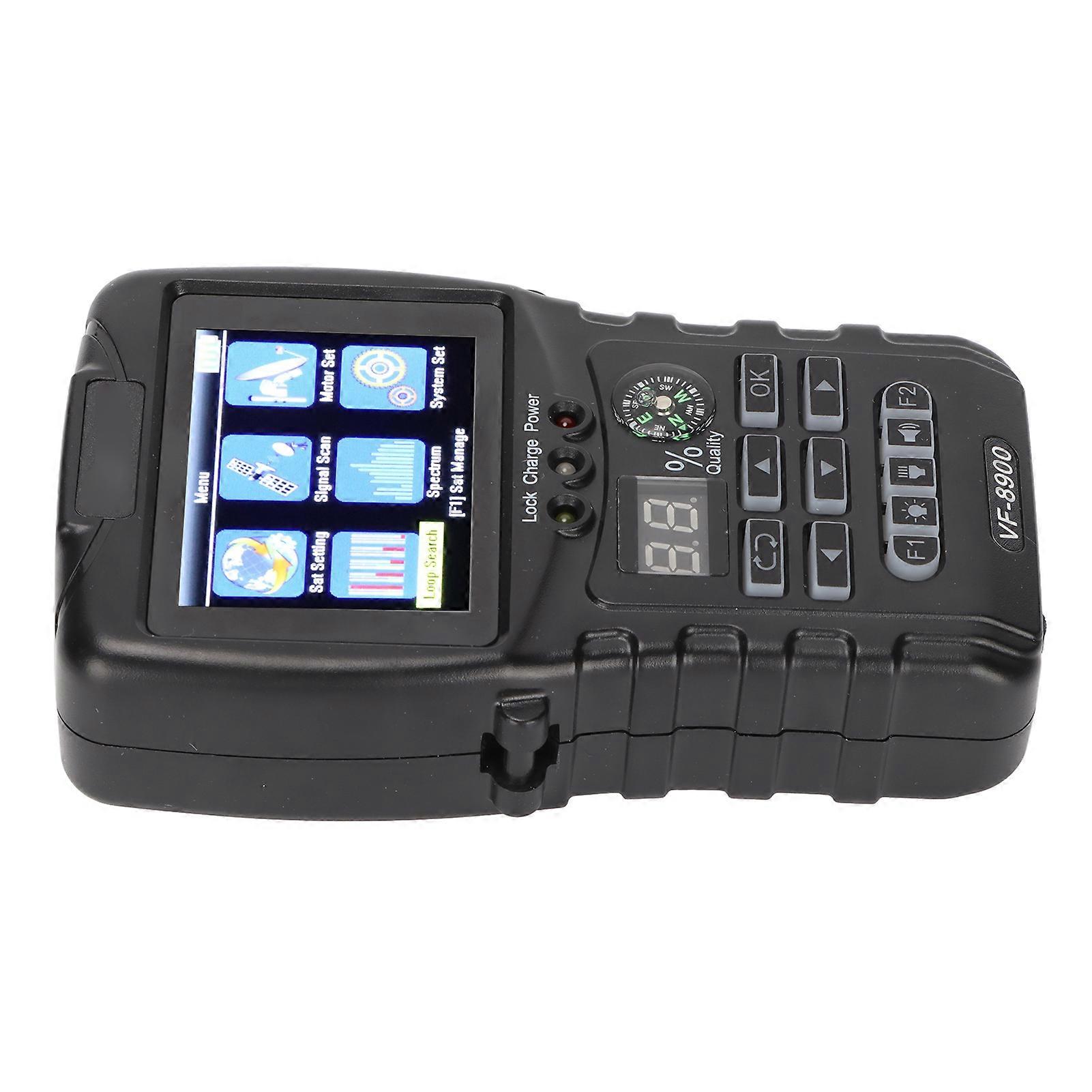 2.4 Inch Digital HD Signal Finder DVB S2 DVB S Satellite Signal Finder with Flashlight and Compass AC 100-240V EU Plug