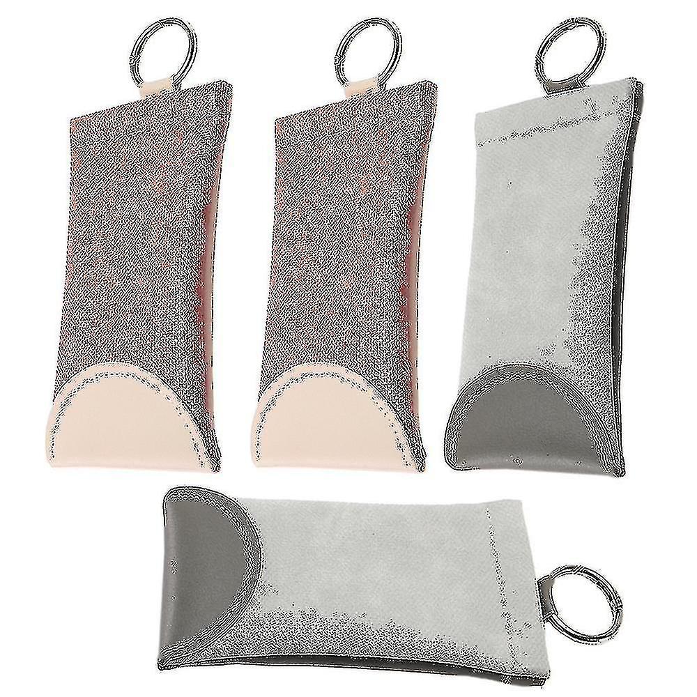 Leather Travel Sunglass Case Squeeze Eyeglass Case With Hanging Loop