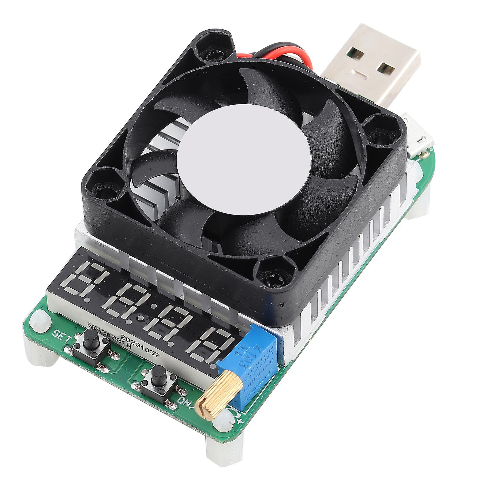 LD35 USB Electronic Load Digital Display Battery Tester Adjustable Resistor Voltage Current Meter for Precise Power Measurement