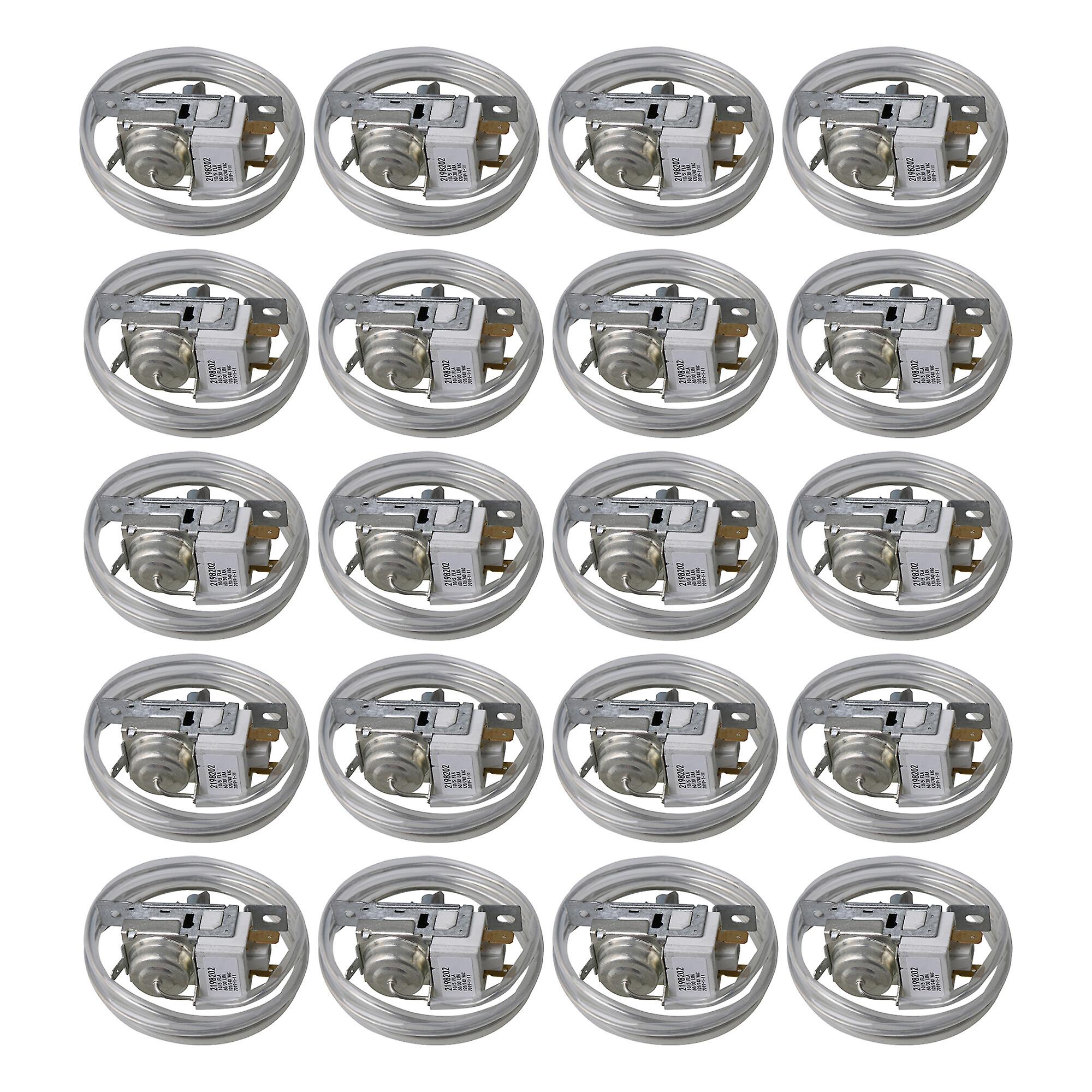 20 Pcs Freezer Temperature Control Thermostats Replacement for WP2198202
