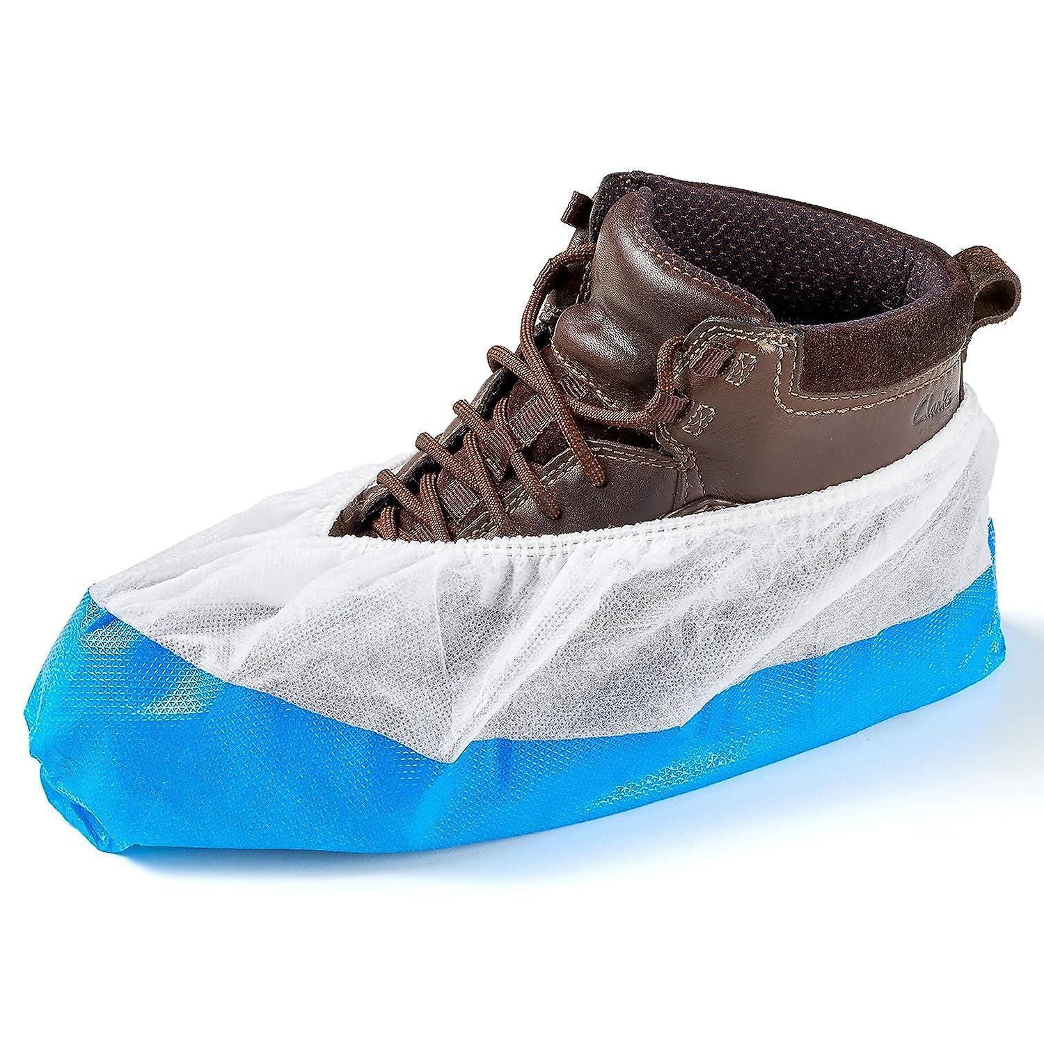 Shoe Covers Sole Reinforced Anti-Slip Disposable Waterproof 100pcs