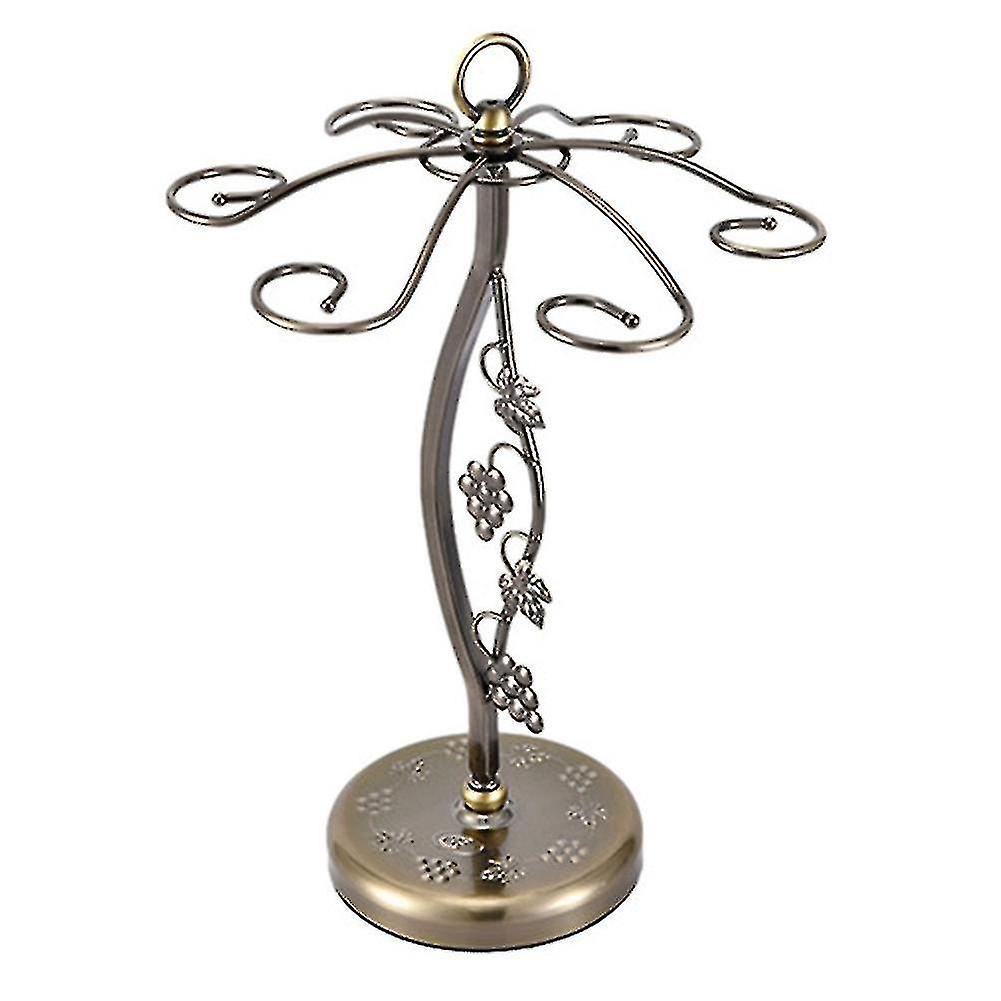 Thread Hung Upside Wine Glass Stand Down Wrought Cup Holder B