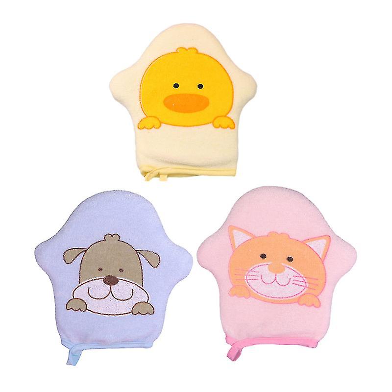 3pcs Baby Bath Gloves