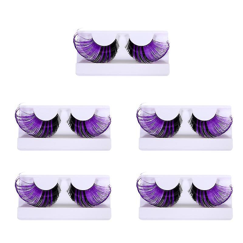 5pair Halloween Makeup Eyelashes