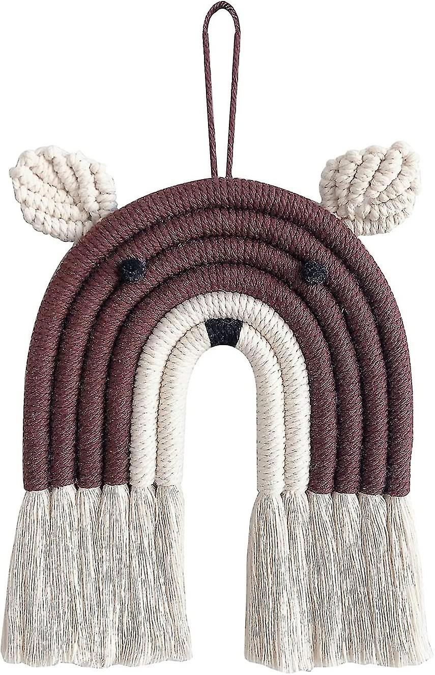 Macrame - Macrame Wall Tapestry - Handmade - Cute Animals - Kid Birthday Wall Decor