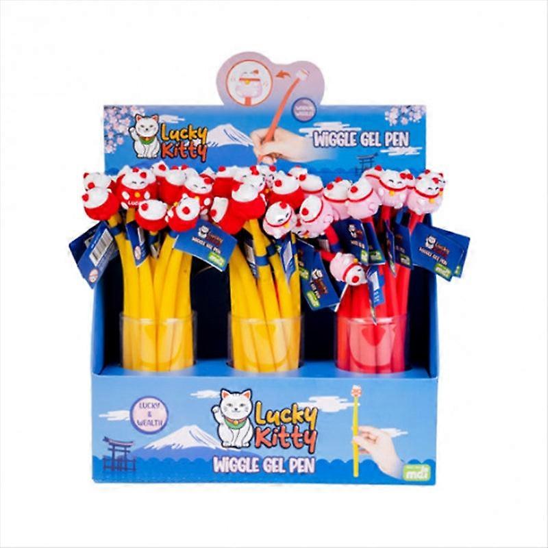 Mdi Wiggle Lucky Kitten (Colour Sent At Random) Gel Pens