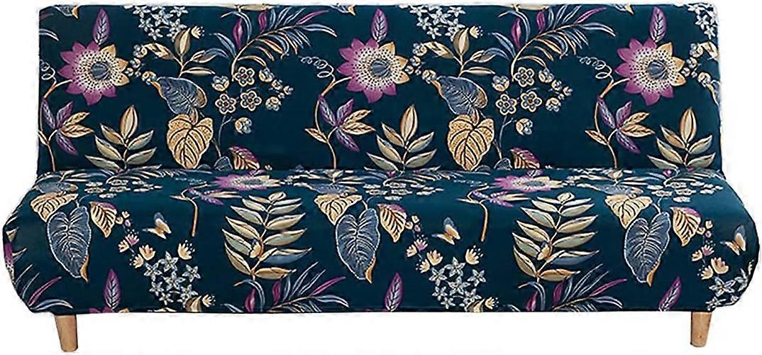 Sofa cover without armrests stretch 2 seater sofa cover foldable