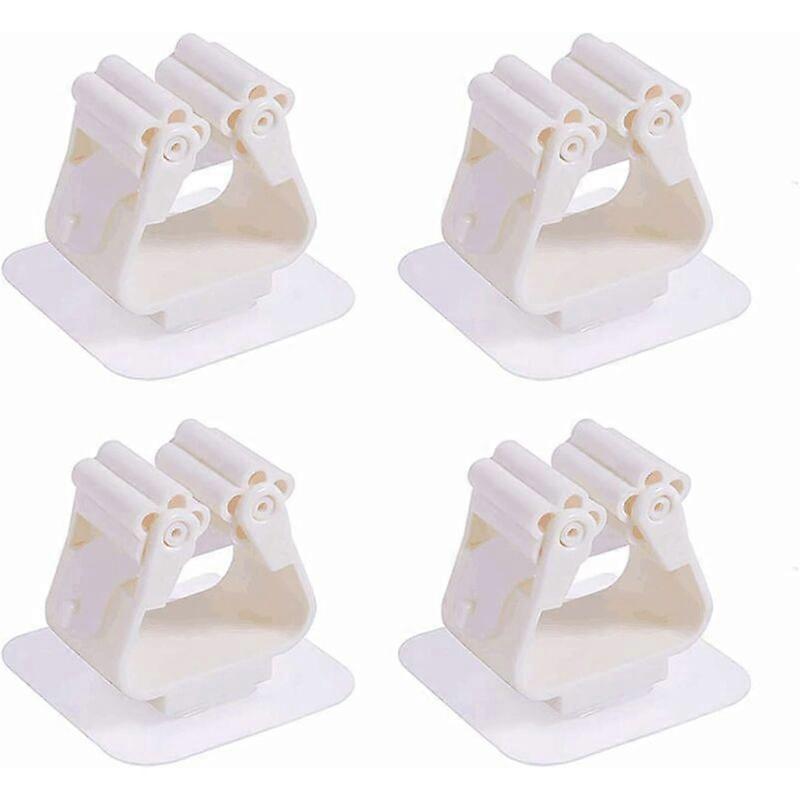4 Pack Self Adhesive No Drilling Dog Mop Holders
