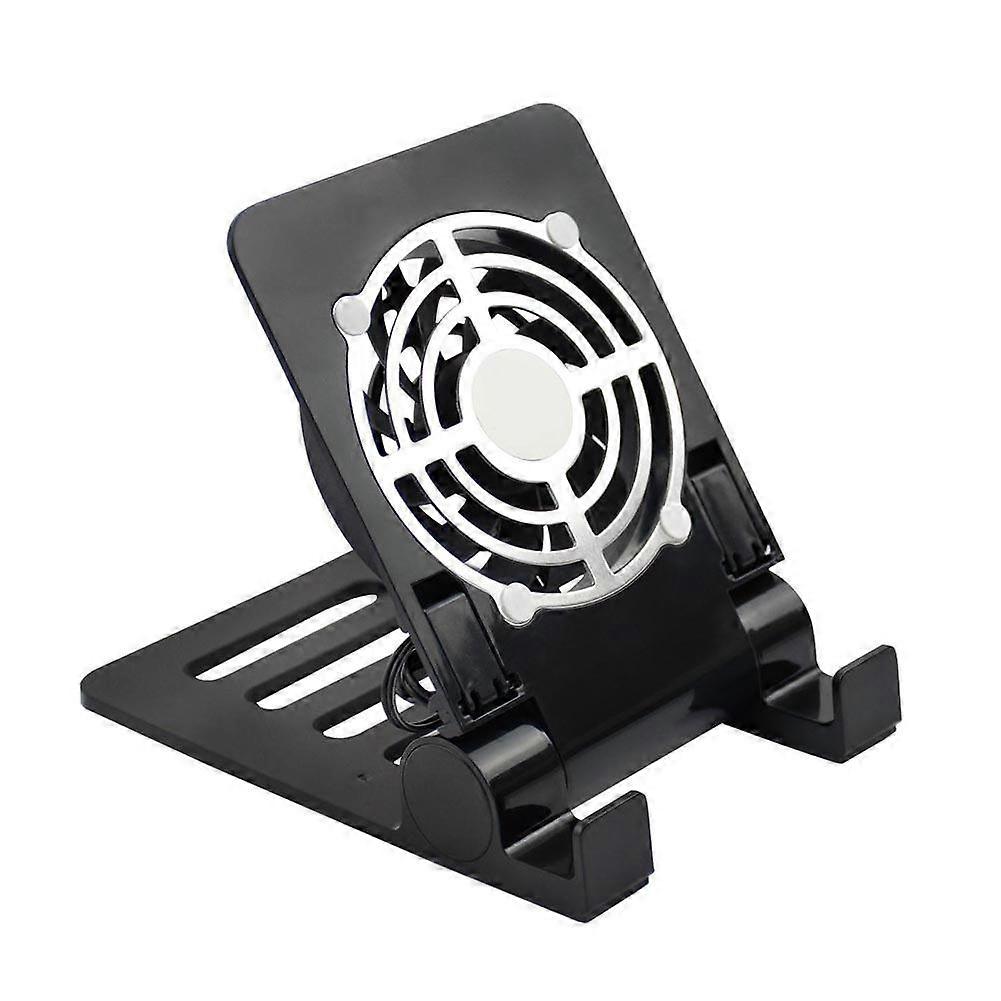 USB Desk Phone Fan Silent Cooling Pad Cooler with Foldable Stand