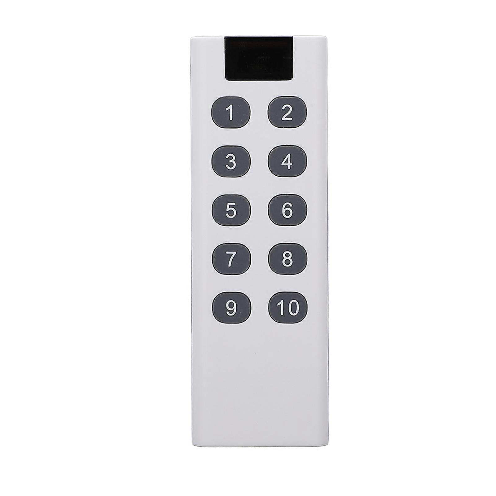 Wireless Remote Control 10 Keys 100 Meters Long Distance Highly Sensitive Durable Wide Application 433MHz Remote Control