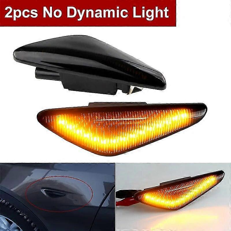 2x For Bmw X3 F25 2011-2017,x5 E70 07-13(don't Fit X5m), Canbus Dynamic Flowing Led Side Marker Light Turn Signal Light Blinker