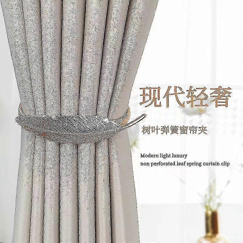 Attaches de rideau élastiques, épi de blé doré