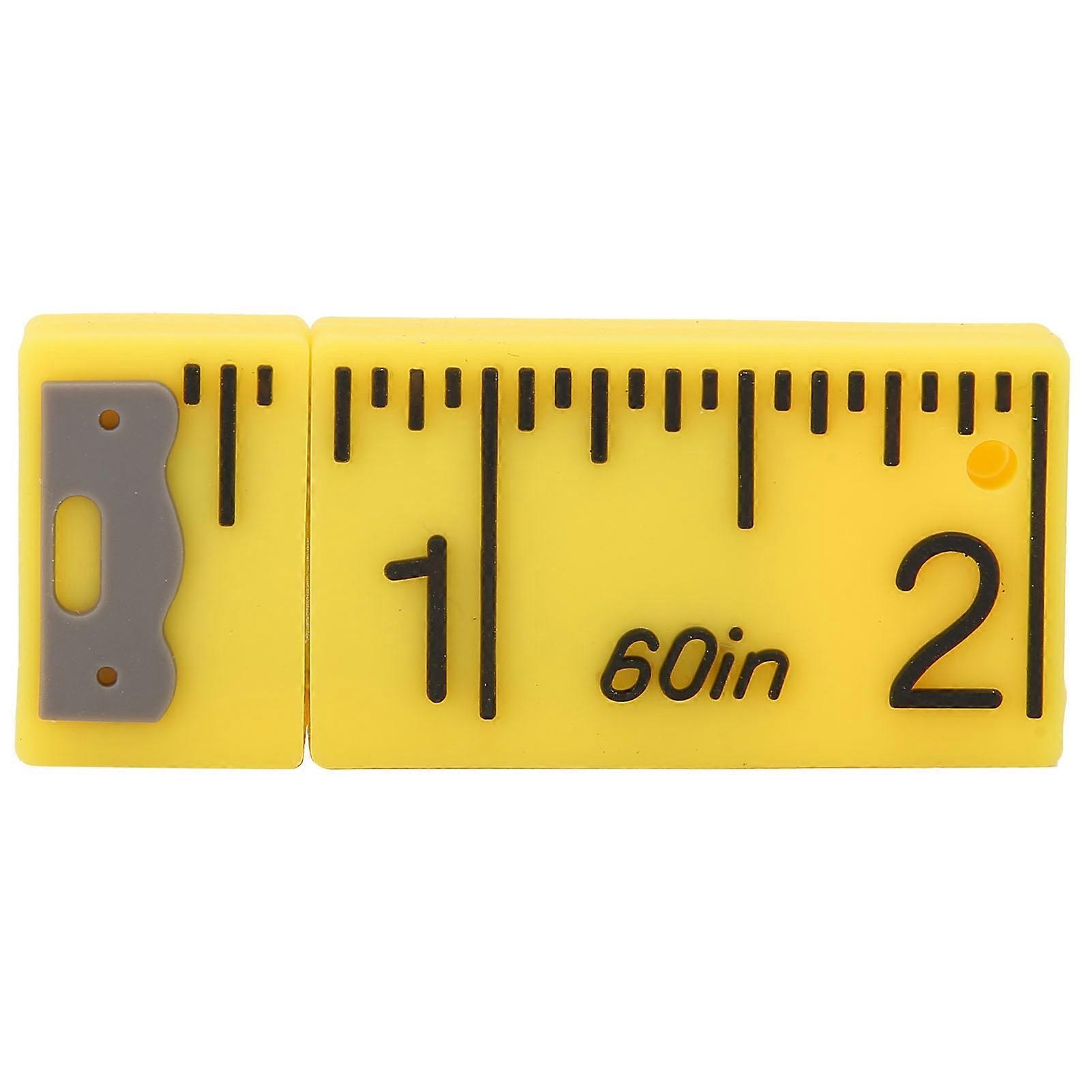 U Disk Yellow Cartoon 3D Ruler Model USB for Windows 7/8/10 / Vista / XP / Unix / 2000 / ME64GB