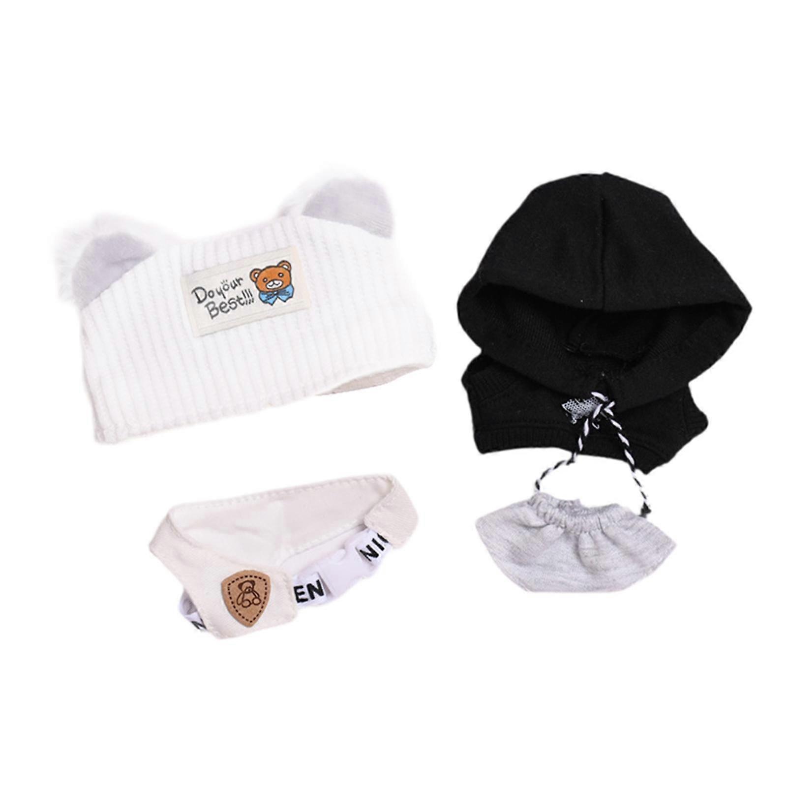 15cm Doll Clothes Hoodie Set Girl Doll Stylish Photo Props Adorable Soft DIY