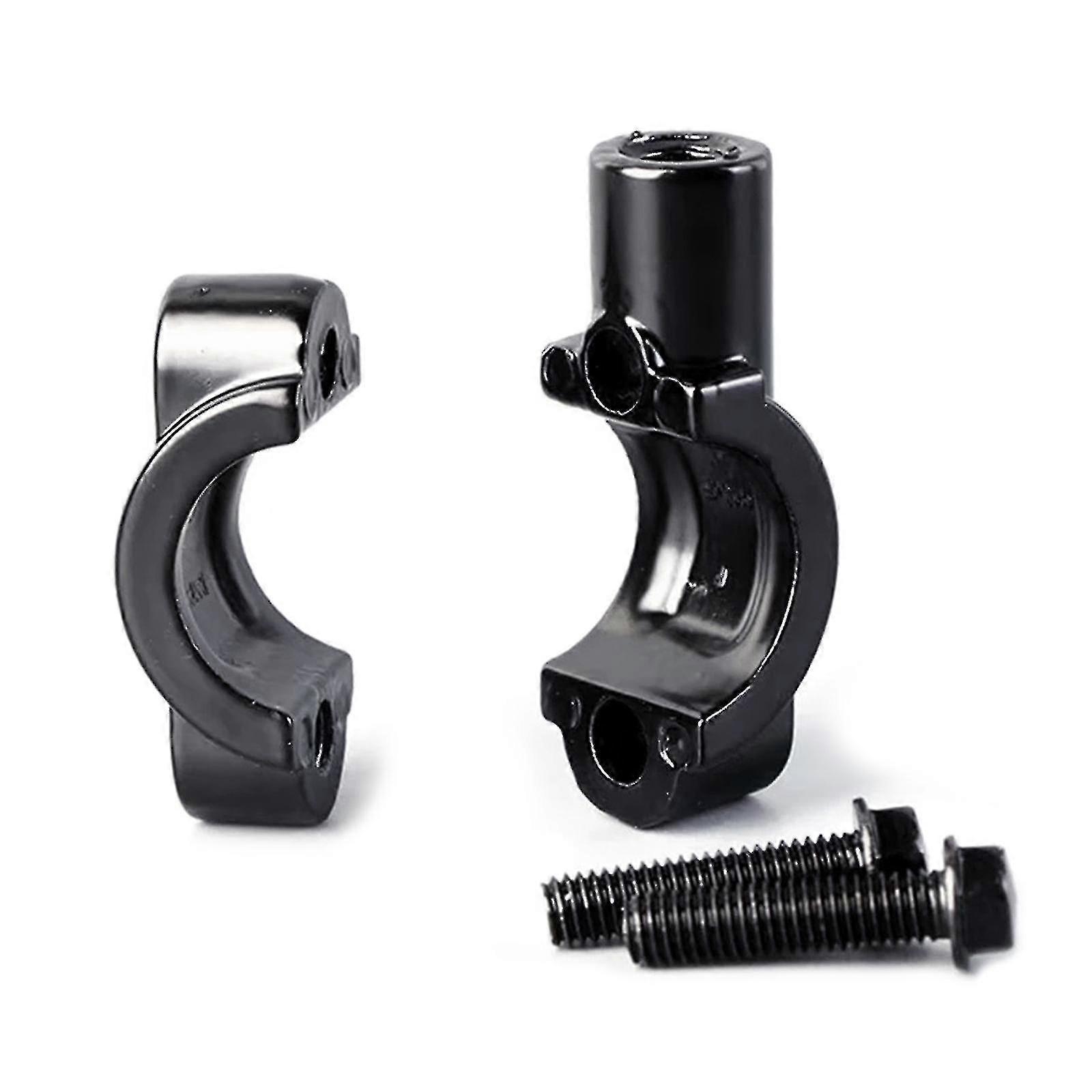 Motorcycle 10mm 8mm Handlebar Bracket Clamp-on Rearview Mirror Mounting Adapter