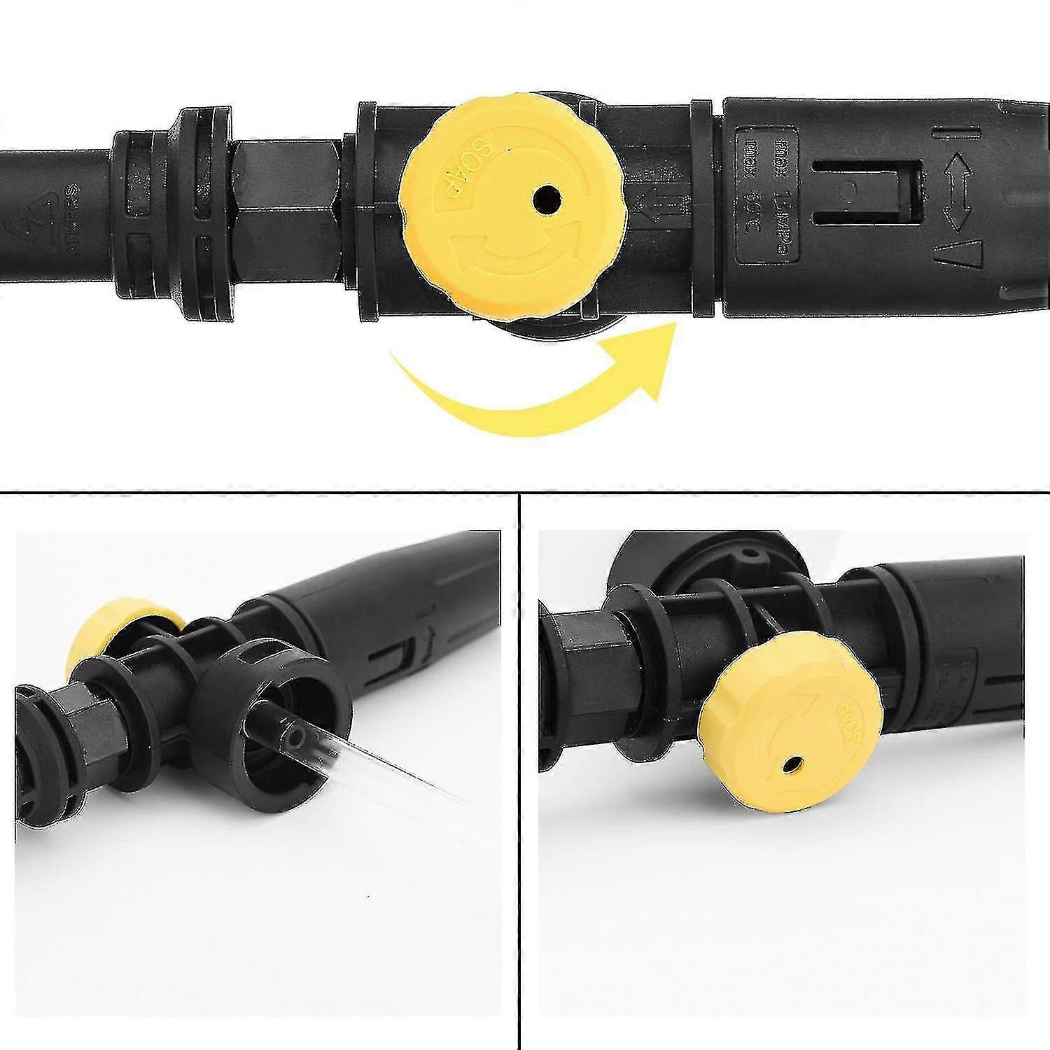 AIM Tools Schaumkanone 1 Liter Für Kärcher K2-K7 - Mit 5 Düsenspitzen Und Schnellverschluss