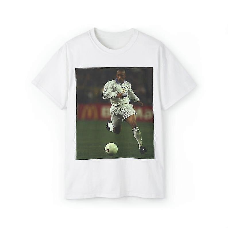 Roberto Carlos Real Madrid Football Jersey Unisex Ultra Cotton Tee Tshirt vintage retro retro brasil-Mbe145 Puro algodão de alta qualidade