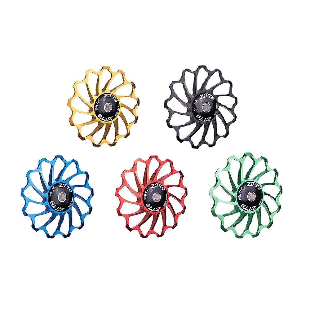 4/5/6Mm Lightweight High Strength Aluminum Alloy Ceramic Rear Paddle Guide Wheel Mtb Road Bicycle Guide Roller