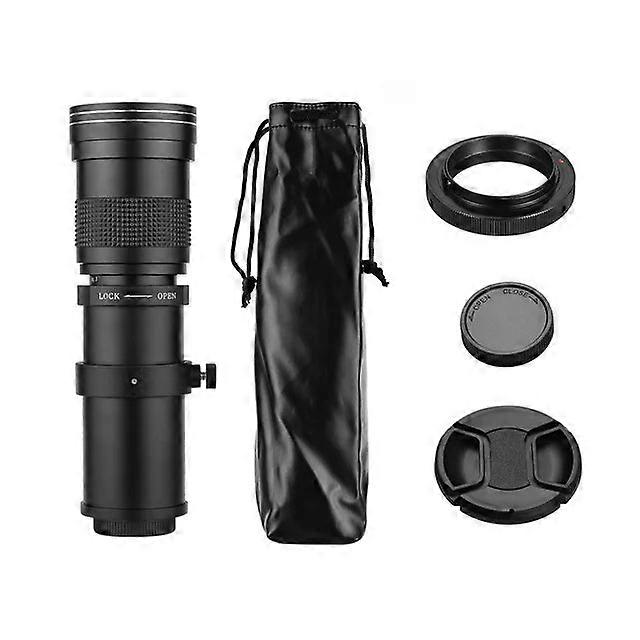 Camera Mf Super Telephoto Zoom Lens 420-800mm T2 Mount W