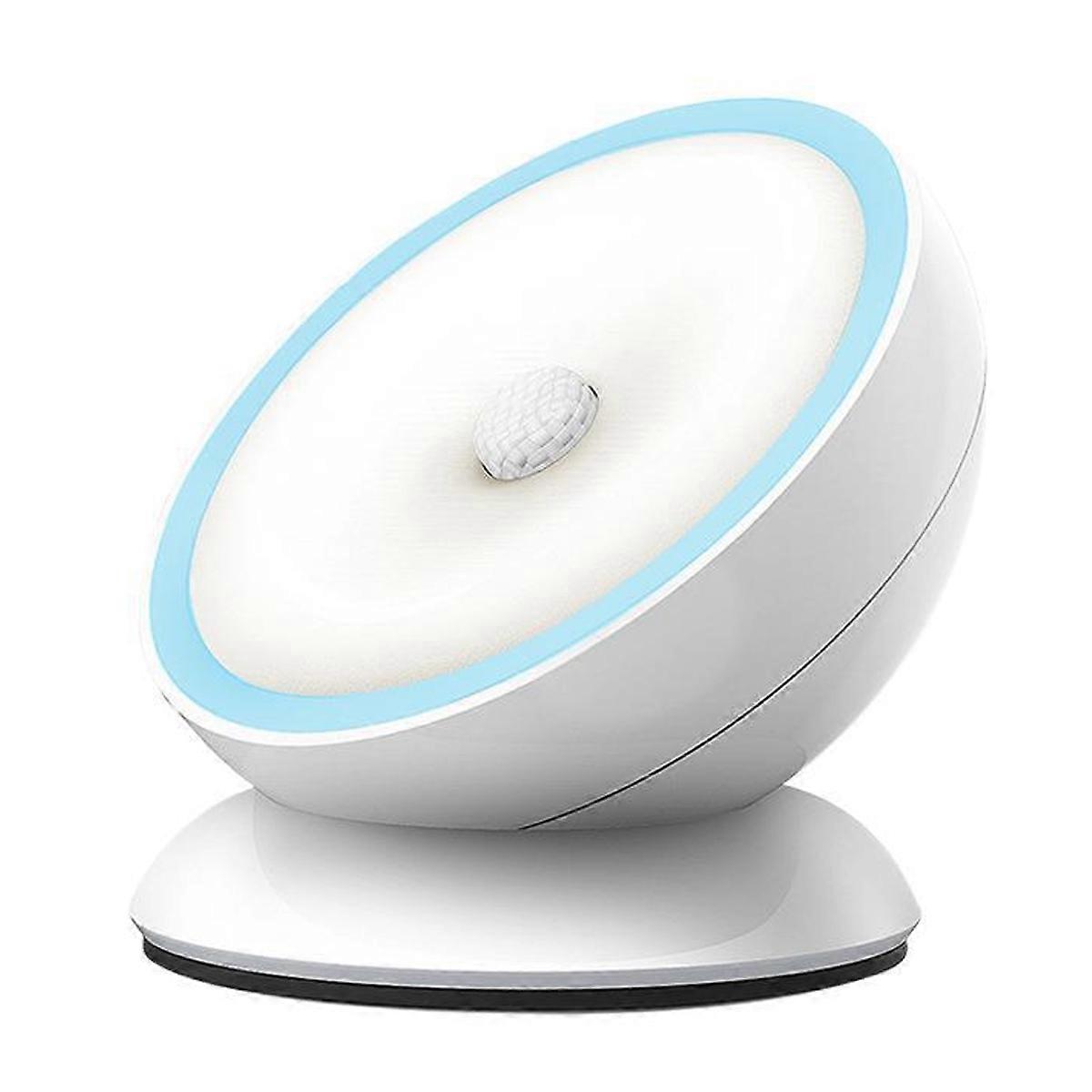 Night Light motion sensor [battery operated] with rotating base suitable for bathroom, hallway