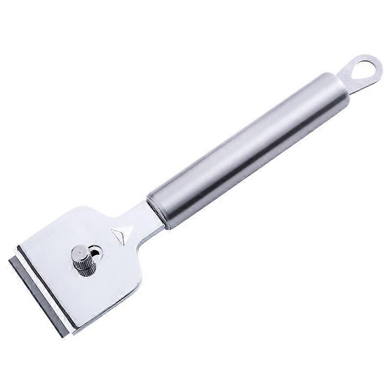 STAINLESS STEEL Scraper for Ceramic Hob - High Quality Scraper with 13 Spare Blades - Scraper for Windows, Stickers and Hobs