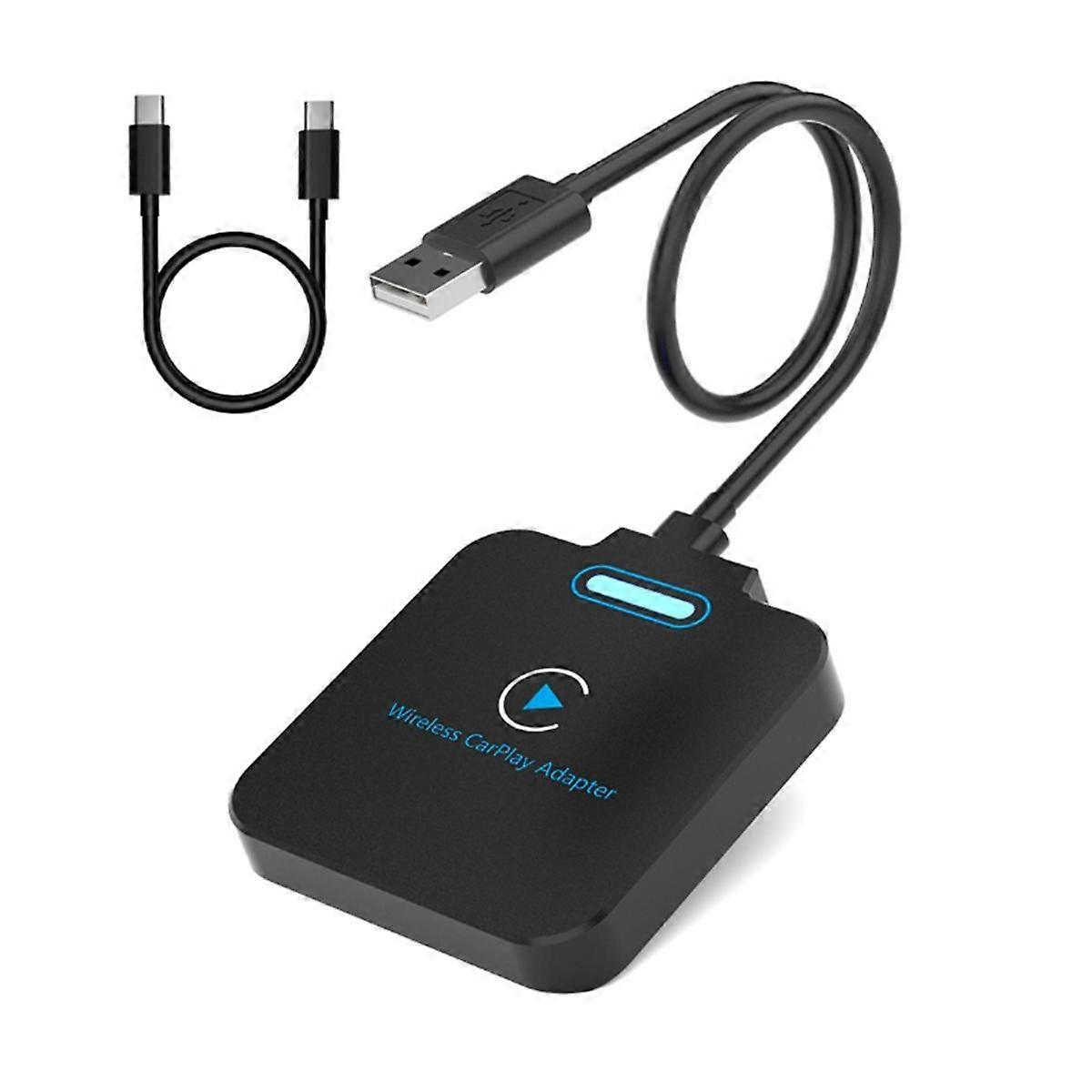 CarPlay Wireless Adapter, Plug & Play Low Latency Wireless CarPlay, Auto Connected for Car Models F