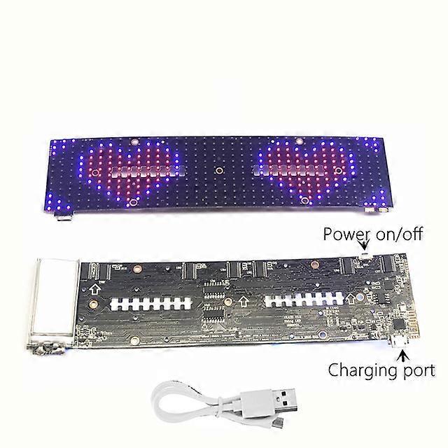 Detachable Bluetooth App Led Mask Party Magic Flash Carnival Led Matrix Display Board Programmable Text Animation Light Glasses