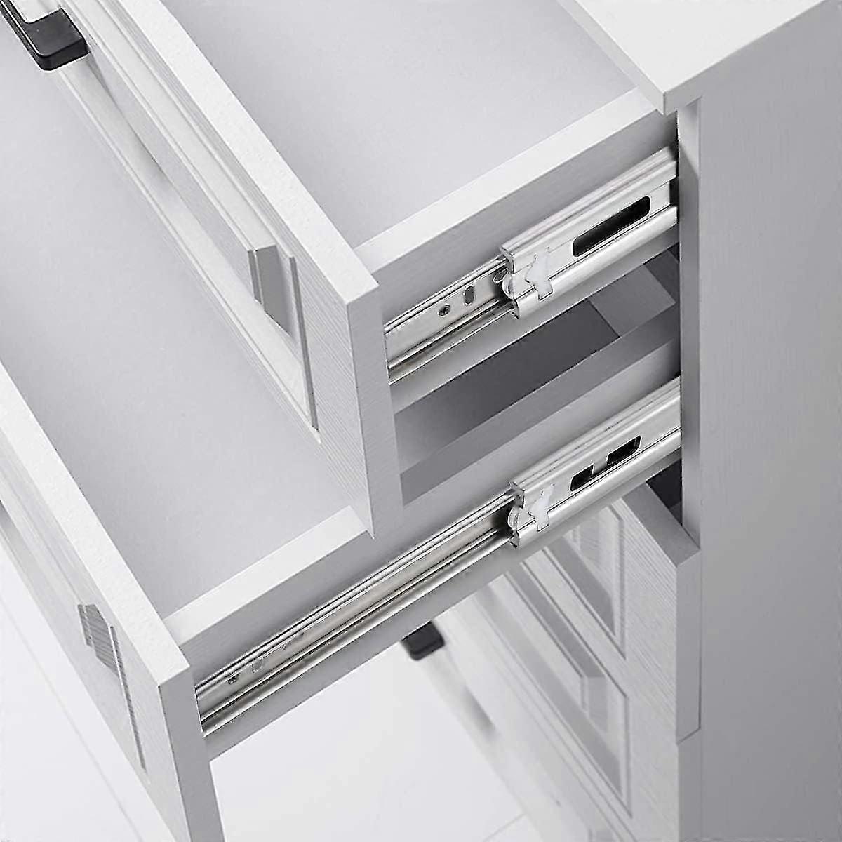 Ball Bearing Slide 2 Pack 300mm Drawer Slides Soft Close Drawer Slide 304d Stainless Steel Roller Slide Full Extension Drawer Slides Weight Capacity 5