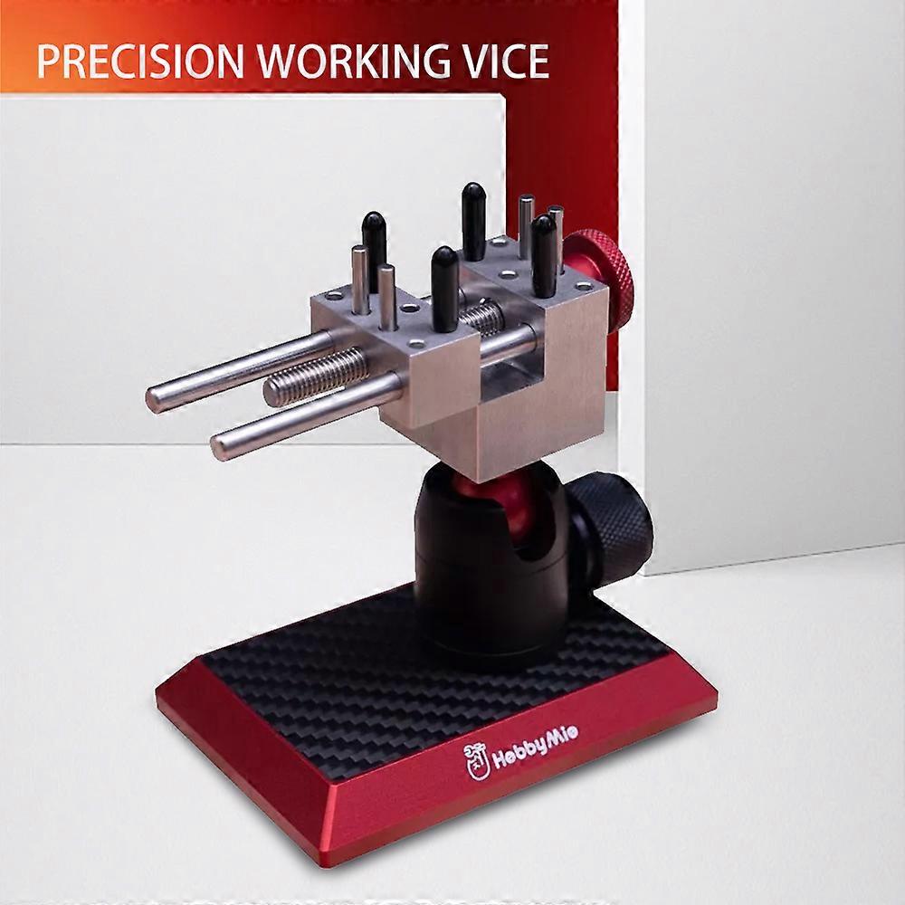 1x Precision Work Bench Vise Desktop Stainless Omnidirectional Mini Viseeh