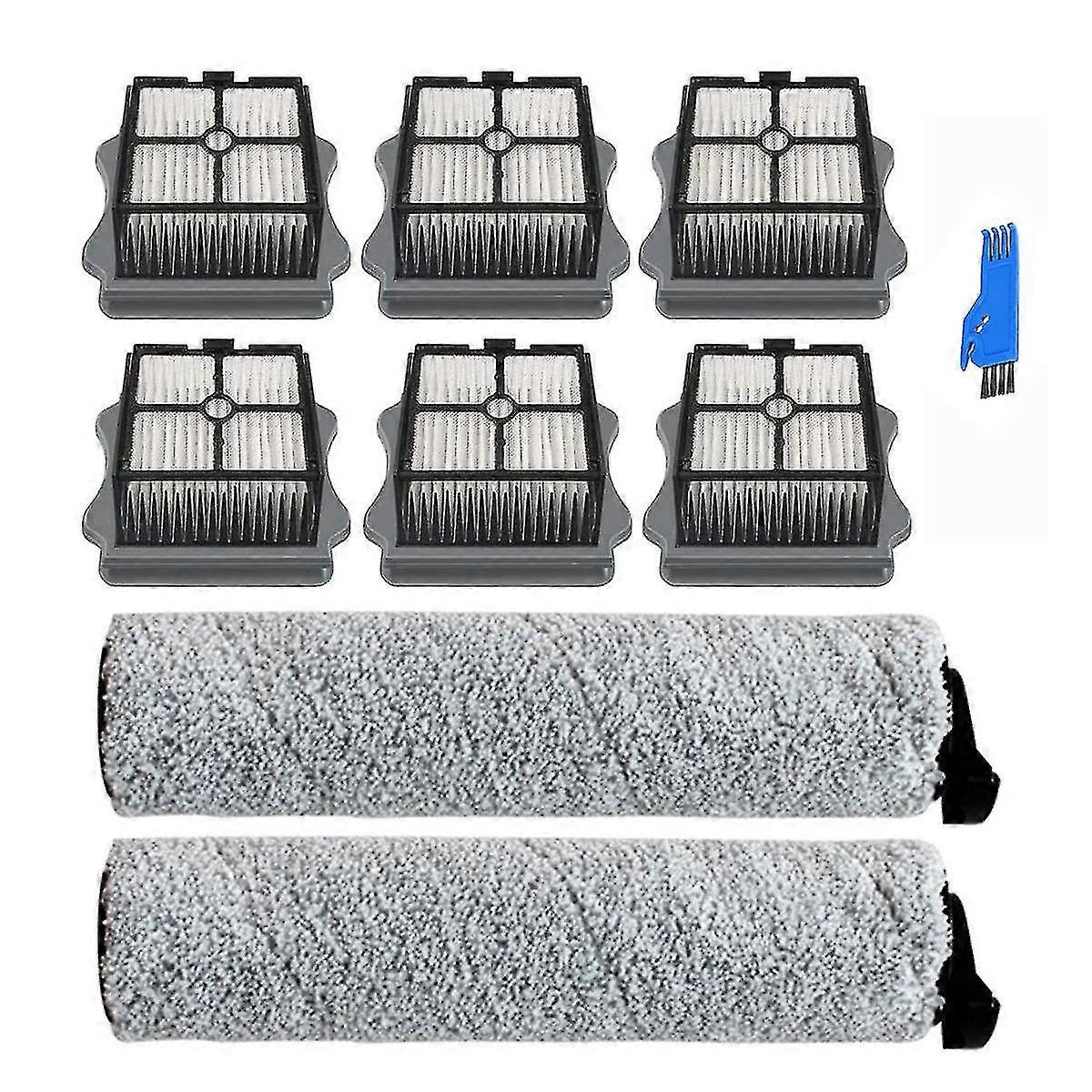 Brush Roll & 6 Pack For Tineco Ifloor, Ifloor3, Floor One S3 Hardwood