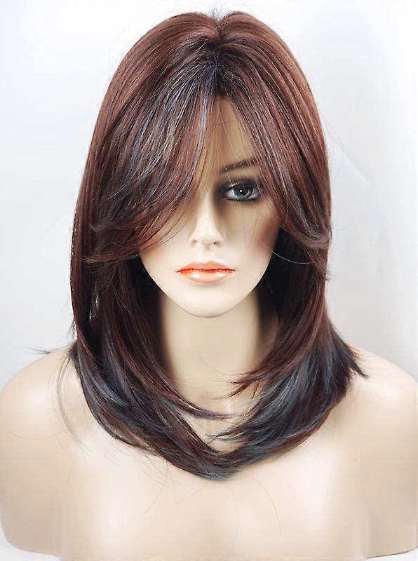 Medium Length mixed bob wig