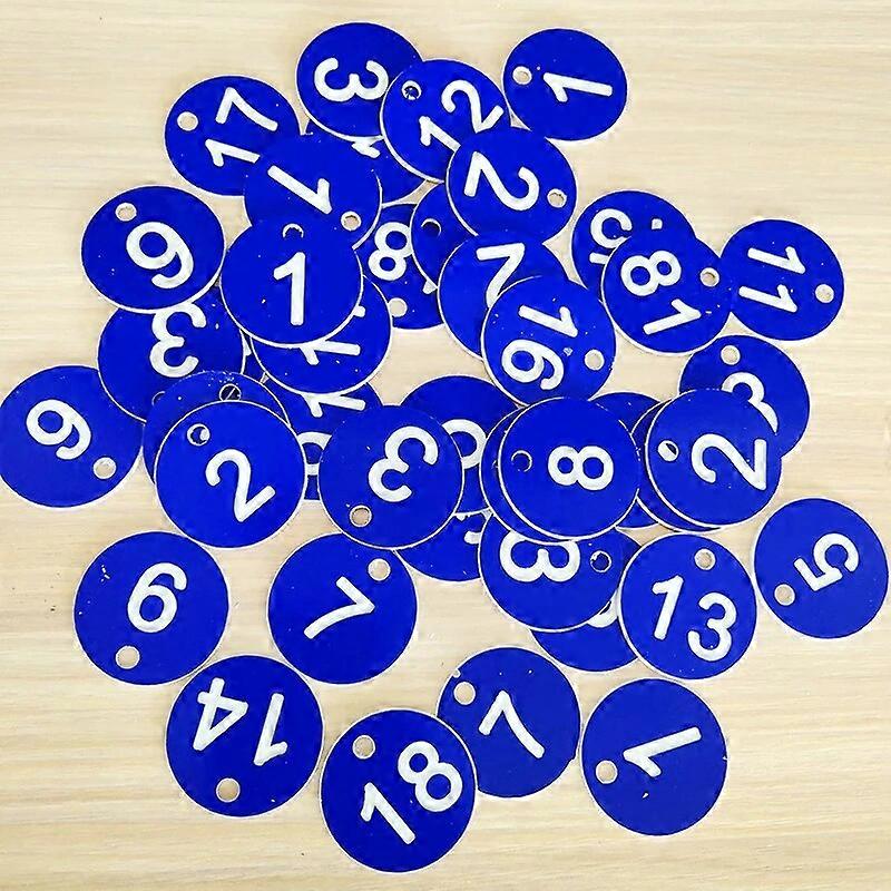Round Numbered Label Husbandry Farm Beehive Tag Beekeeping Box Sequential Numbers Animal Livestock Marker Sign Multi-purpose