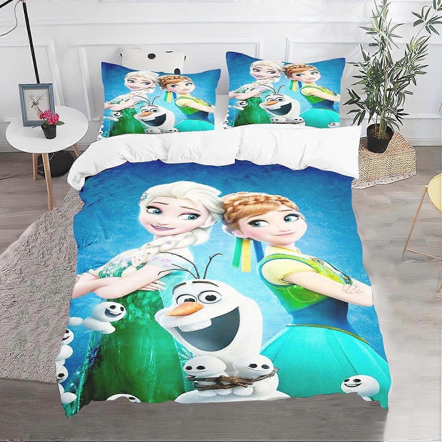 Frozen Bedding Set, Duvet Cover, Teens, 3D Printing Pattern