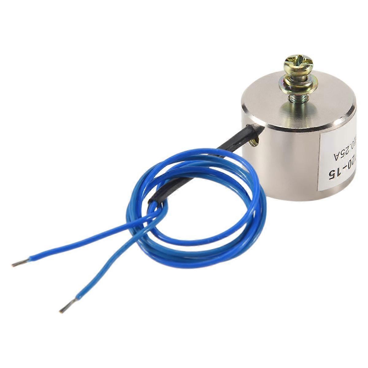 Électroaimant de levage électrique de type aspiré 12VDC 2.5Kg 5.5LB 20mm x 15mm
