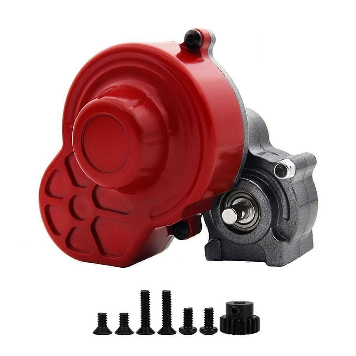 1/10 Climbing Car for SCX10 Upgraded Metal Gearbox Gear Assembly with Motor Gear Model Car Accessor