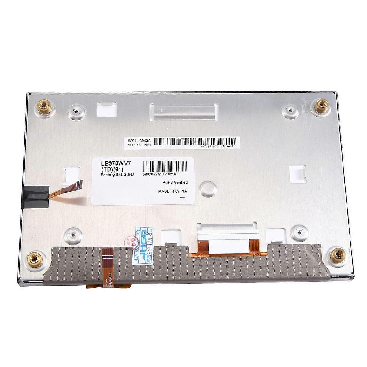 7 polegadas LCD Display LB070WV7 TD01 LB070WV7-TD01 Touch Display para Navegação Automóvel TFT LCD Monit