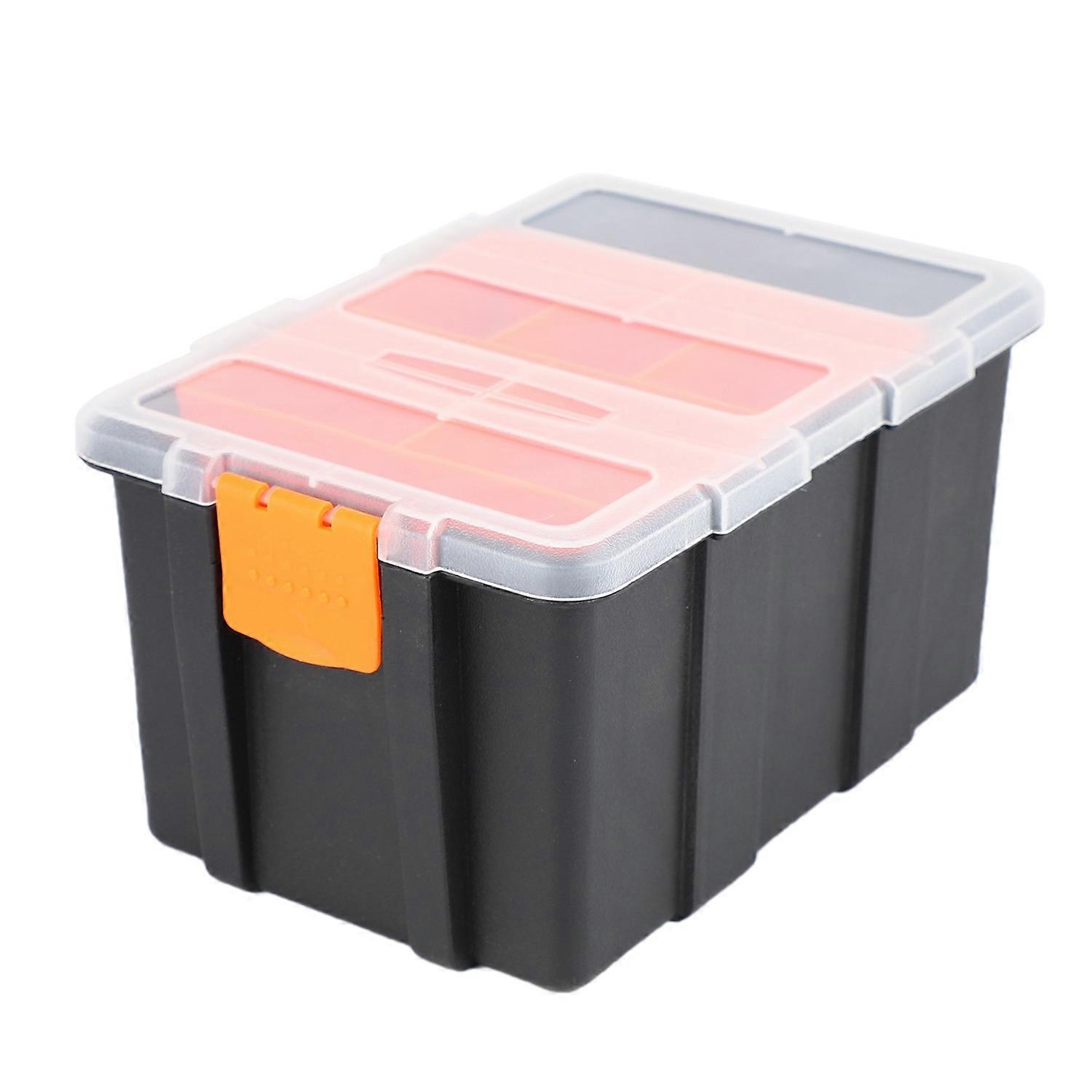 F-156D Portable Plastic Tool Parts Box Suitcase Electrician Tool Box Storage Tools Box Storage Box