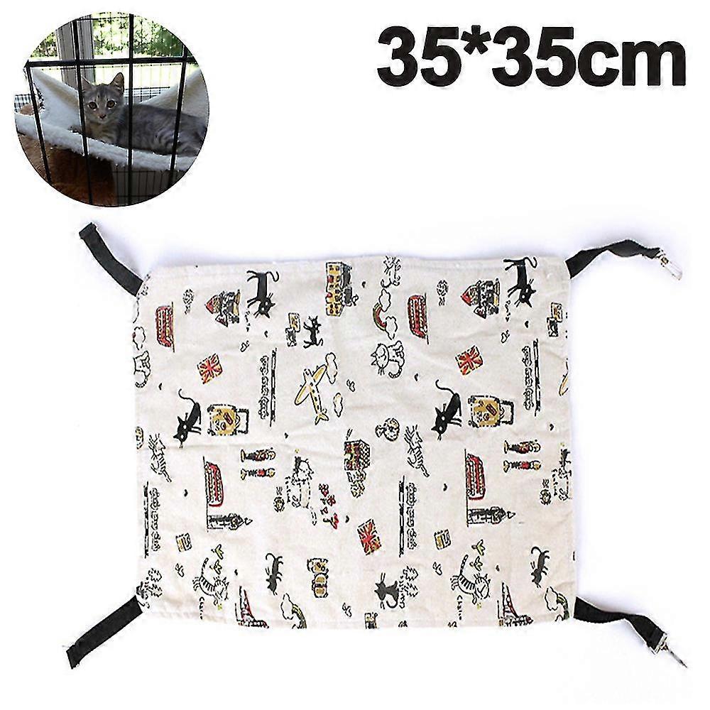 Medium 35*35 Pet Cat Litter - Black And White Dots