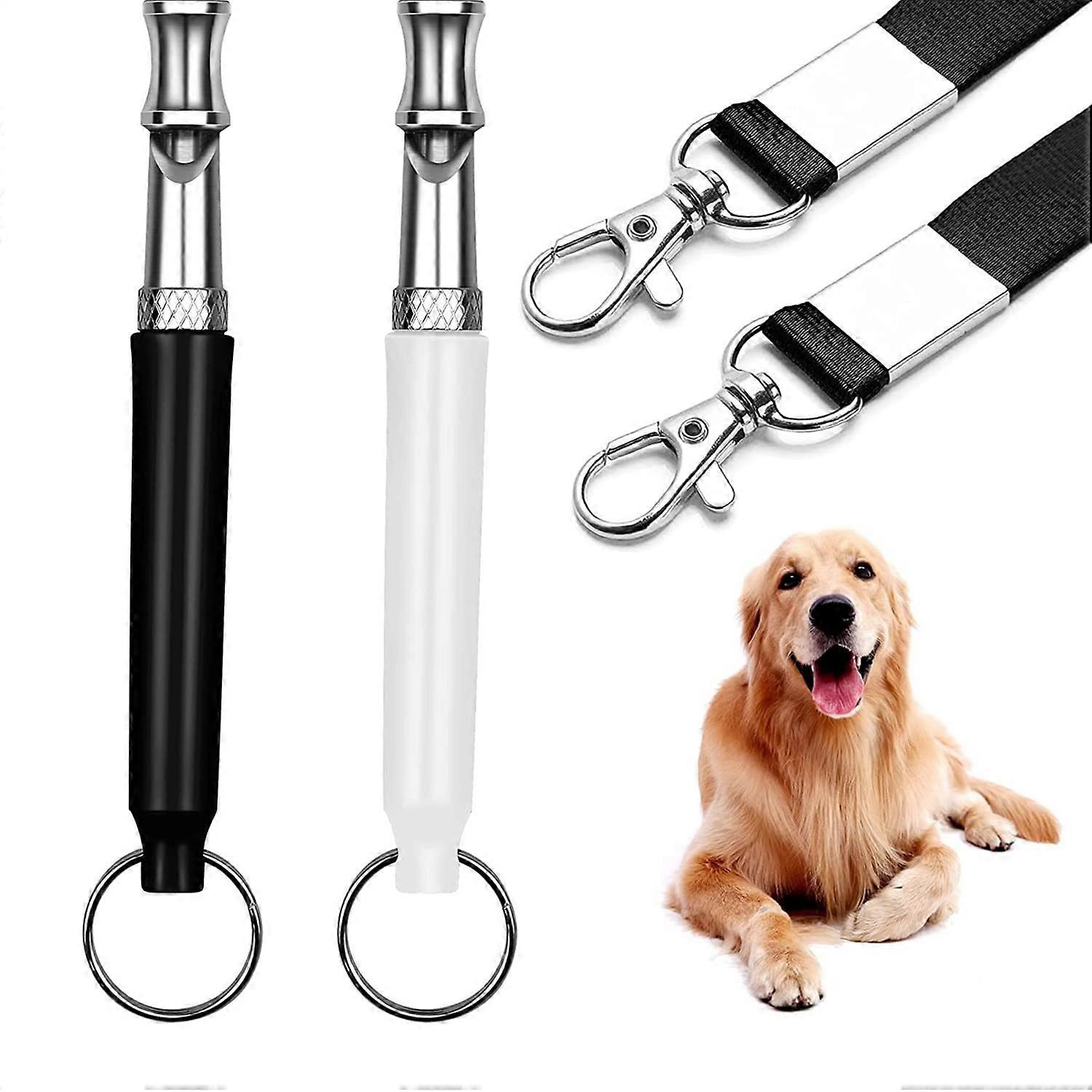 2Pack Dog Whistle, Dog Whistle to Stop Barking Neighbors Dog, Adjustable Ultrasonic Silent Dog Whistle