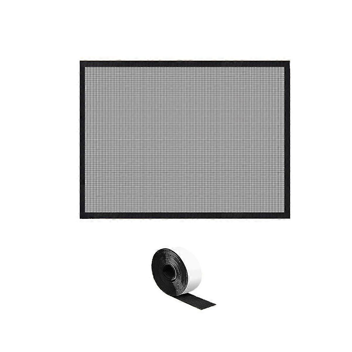 Couverture en maille d’écran de cheminée Couverture de cheminée en PVC à l’épreuve des animaux avec crochets et couverture de sécurité de cheminée pour enfants 114cm