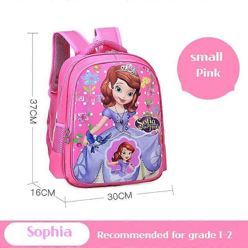 Frozen Series Elementary School Girls Cute Cartoon Schoolbag Kawaii Breathable Waterproof Backpack Spine Protection Bag