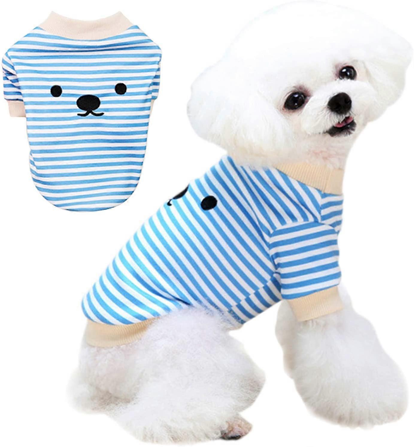 ملابس سترة القط: ملابس الأليفة أزرق فاتح ، S