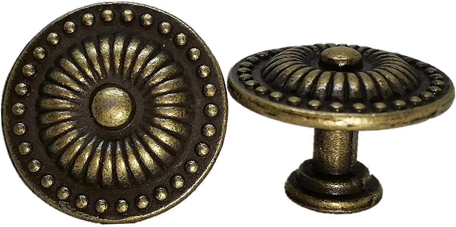 Antique Brass Furniture Knobs 10pcs