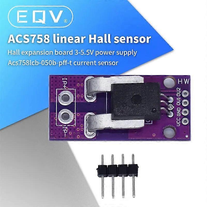 ACS758LCB ACS758LCB-050B-PFF-T Hall Current Sensor Current Module NEW Diy Kit Electronic PCB Board Module