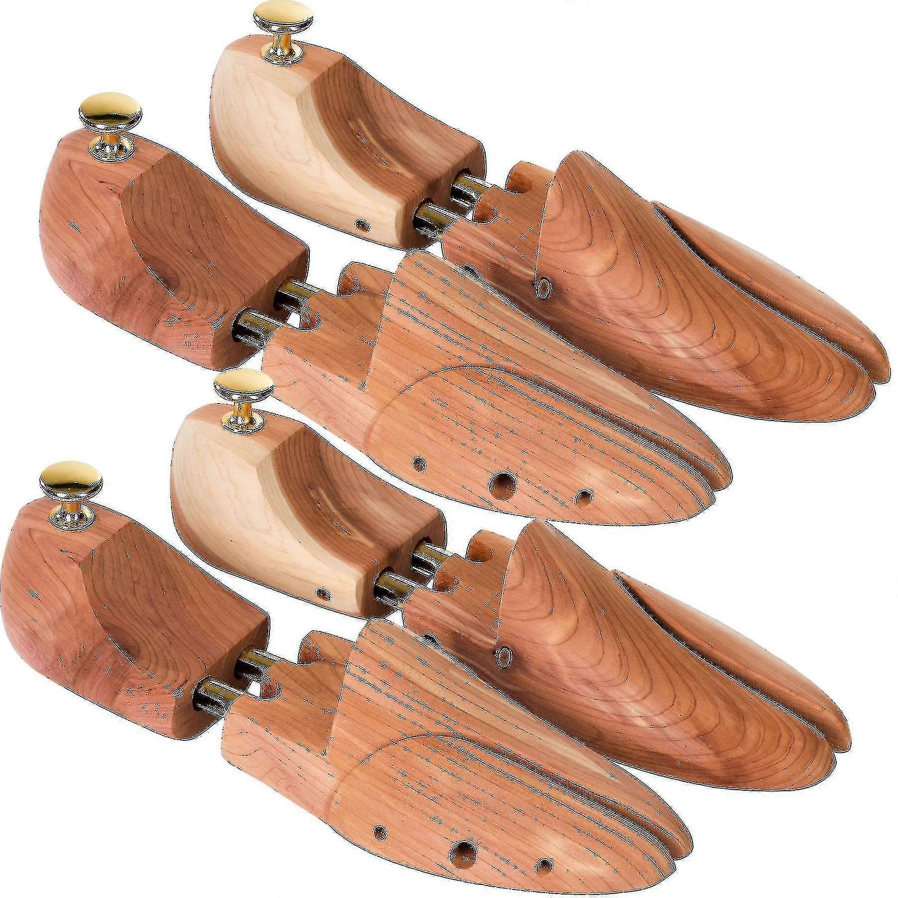 Shoe Tree 1 par, Madera de cedro de lujo -44-45, Marrón, Madera (1 par)