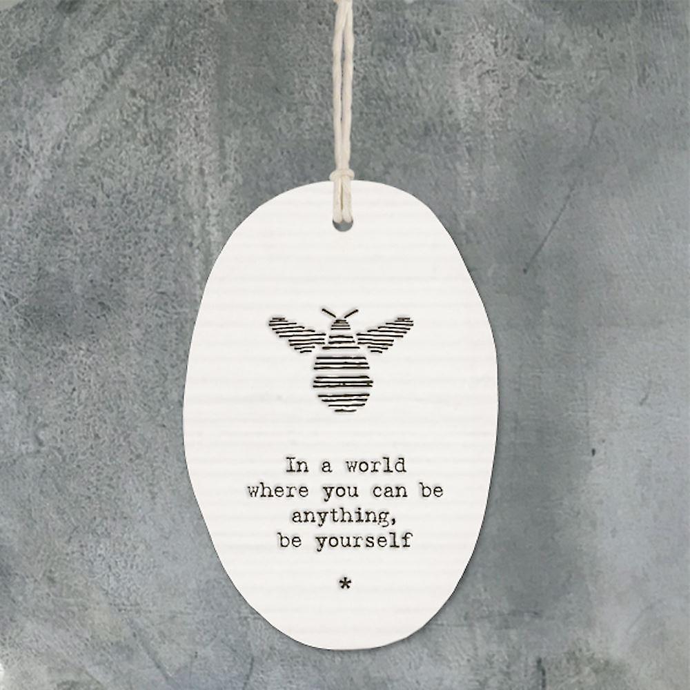 East of India Porcelain keepsake In a world where you can be anything